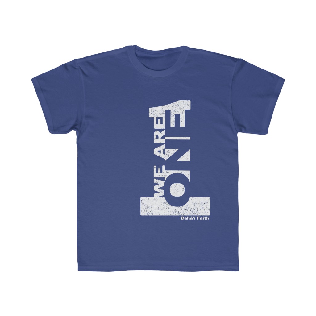 Child Sized We Are 1 One - Baha'i Faith - Vintage Style Child Oneness ...