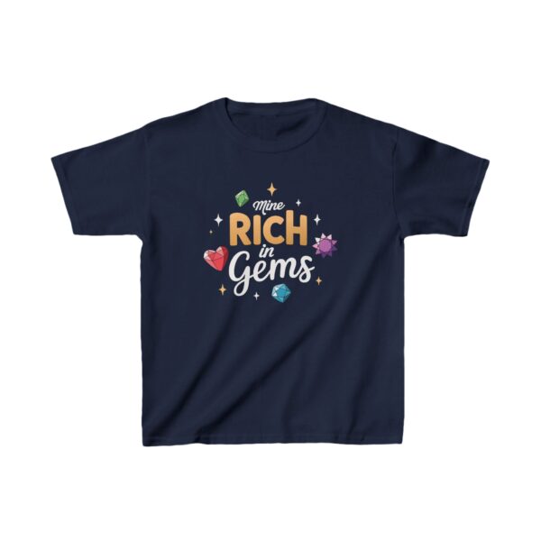 Child Mine Rich in Gems Baha’i Quote Kids Short Sleeve Tee