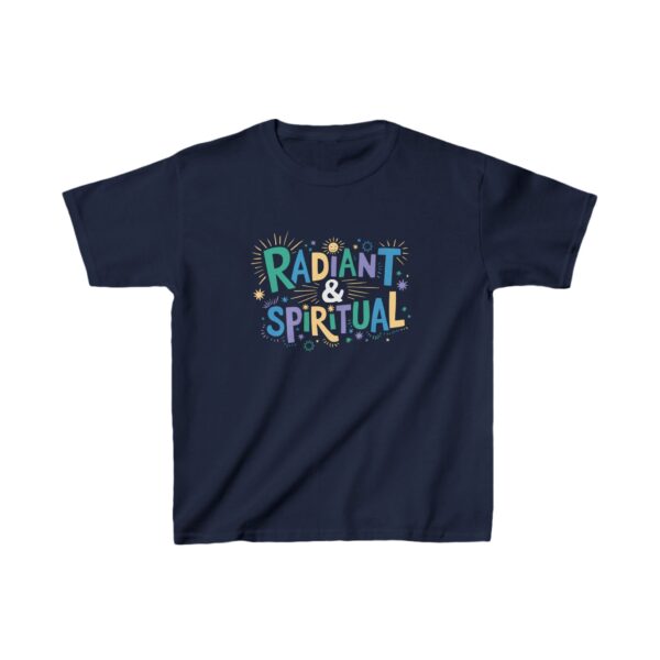 Child Size Radiant and Spiritual Baha’i Kids Short Sleeve Tee - Image 2