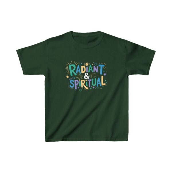 Child Size Radiant and Spiritual Baha’i Kids Short Sleeve Tee - Image 5