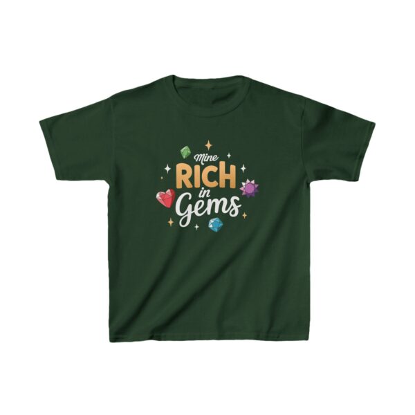 Child Mine Rich in Gems Baha’i Quote Kids Short Sleeve Tee - Image 5