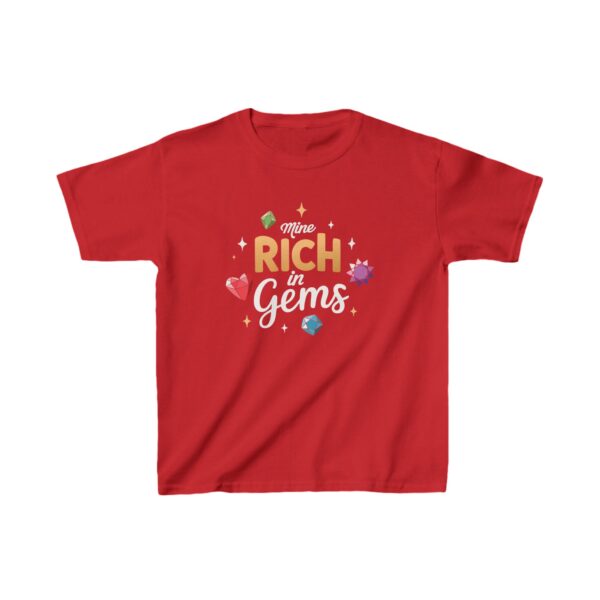 Child Mine Rich in Gems Baha’i Quote Kids Short Sleeve Tee - Image 7