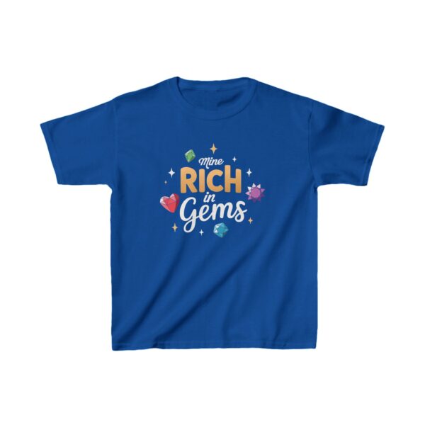 Child Mine Rich in Gems Baha’i Quote Kids Short Sleeve Tee - Image 3