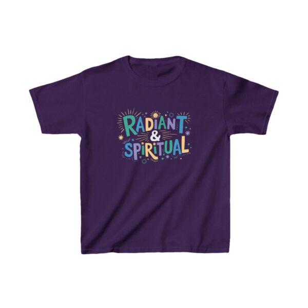 Child Size Radiant and Spiritual Baha’i Kids Short Sleeve Tee